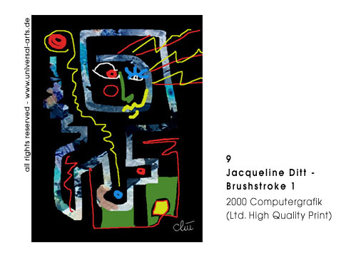 Jacqueline Ditt - Brushstroke 1 (Pinselstrich 1)