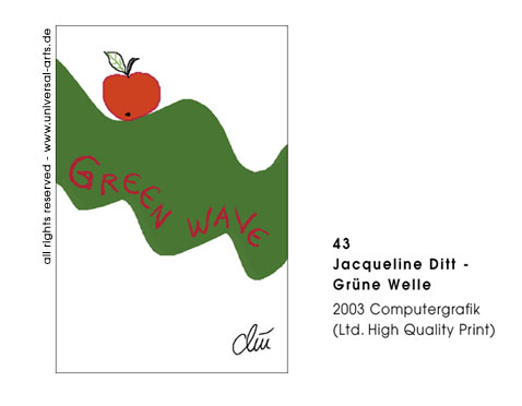 Jacqueline Ditt - Grne Welle (Green Wave)