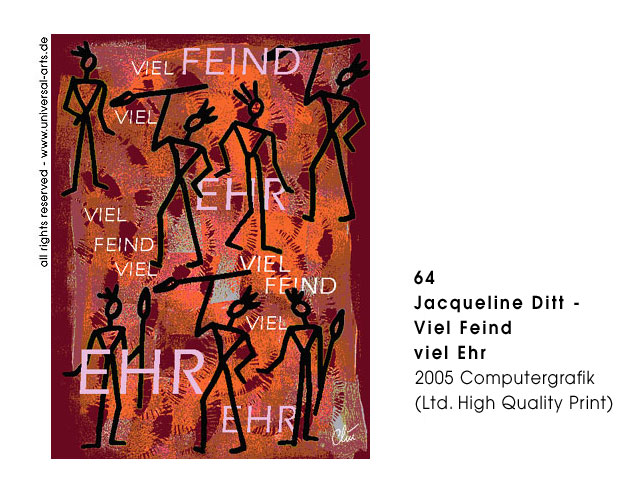 Jacqueline Ditt - Viel Feind viel Ehr (The more Danger the more Honor)