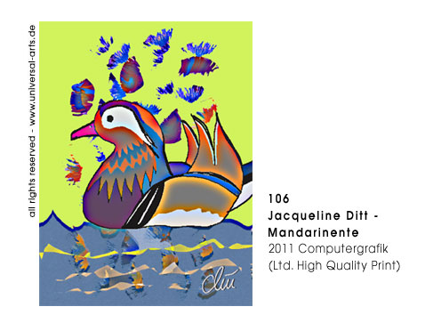 Jacqueline Ditt - Mandarin Ente (Mandarin Duck)