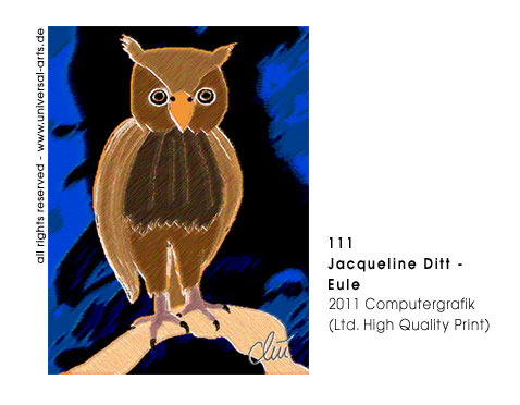 Jacqueline Ditt - Eule (Owl)