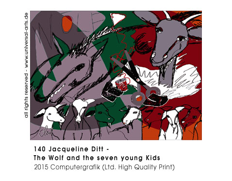Jacqueline Ditt - The Wolf and the seven young Kids (Der Wolf und die sieben jungen Geisslein)