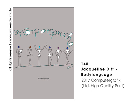 Jacqueline Ditt - Bodylanguage - lightgrey (Körpersprache - hellgrau)