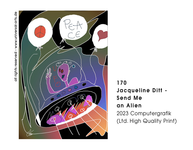 Jacqueline Ditt - Jacqueline Ditt - Send Me an Alien  (Schick Mir einen Ausserirdischen)