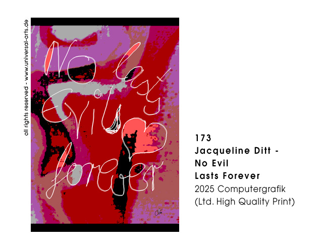 Jacqueline Ditt - Jacqueline Ditt - No Evil lasts Forever (Kein Übel bleibt für Immer)