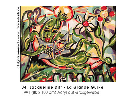 Jacqueline Ditt - La Grande Gurke (The Grande Cucumber)