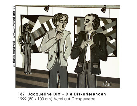 Jacqueline Ditt - Die Diskutierenden (The Discussing Men)