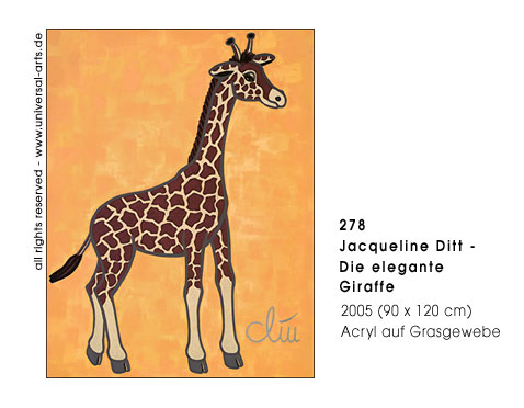 Jacqueline Ditt - Die elegante Giraffe (The elegant Giraffe)