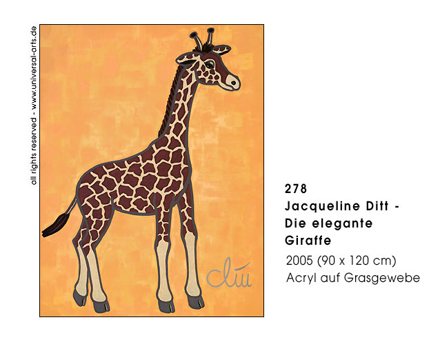 Jacqueline Ditt - Die elegante Giraffe (The elegant Giraffe)