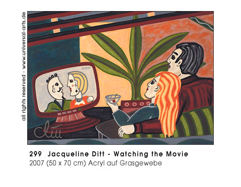 Jacqueline Ditt - Watching the Movie (Einen Film anschauen)