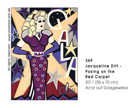 Jacqueline Ditt - Posing on the Red Carpet (Auf dem Roten Teppich posieren)