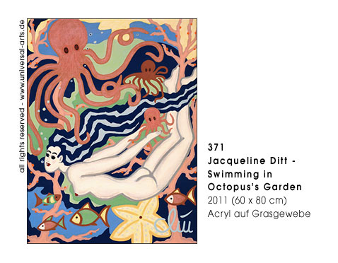 Jacqueline Ditt - Swimming in Octopus's Garden  (Im Garten der Oktopusse schwimmend)