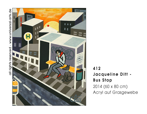 Jacqueline Ditt - Bus Stop (Bushaltstelle)