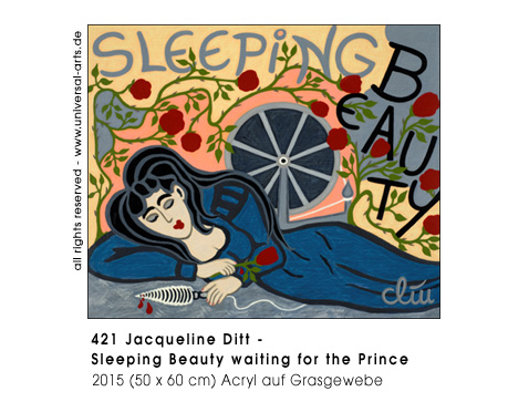 Jacqueline Ditt - Sleeping Beauty waiting for the Prince (Schlafende Schönheit auf den Prinz wartend)