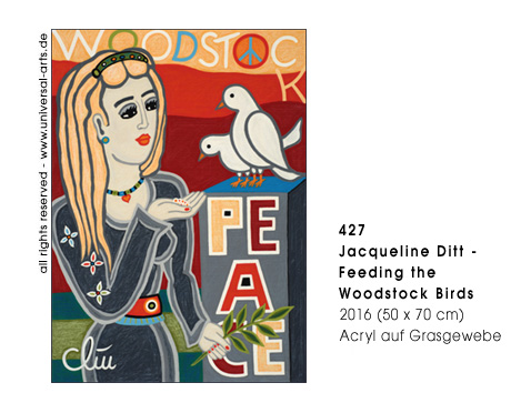 Jacqueline Ditt - Feeding the Woodstock Birds (Die Woodstock Vögel füttern)