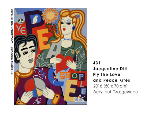 Jacqueline Ditt - Fly the Love and Peace Kites (Lass die Liebes - und Friedensdrachen steigen)