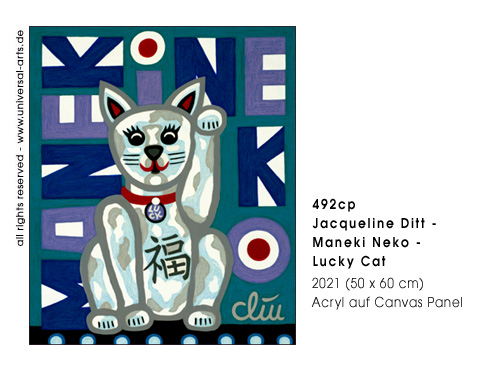 Jacqueline Ditt - Maneki Neko - Lucky Cat (Maneki Neko - Glückskatze / Winkekaze) 