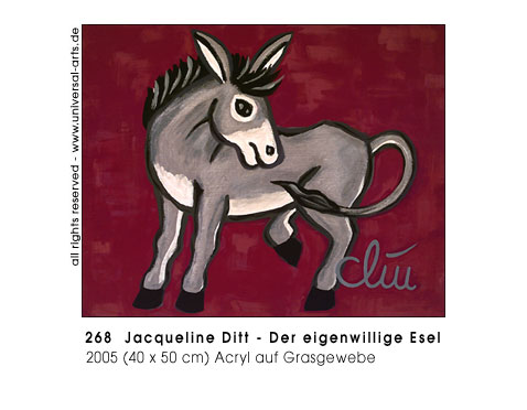 Jacqueline Ditt - Der eigenwillige Esel (The wilful Donkey)