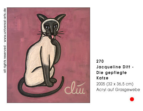 Jacqueline Ditt - Die gepflegte Katze (The groomed Cat)