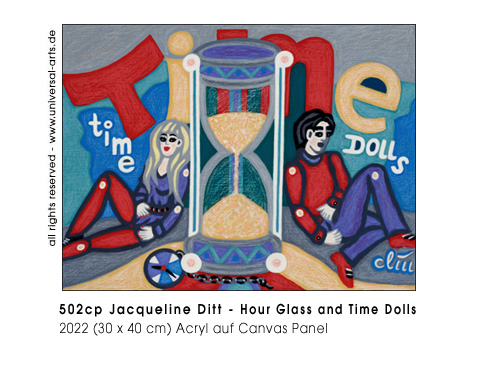 Jacqueline Ditt - Hourglass and Time Dolls (Sanduhr und Zeitpuppen)