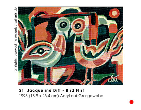 Jacqueline Ditt - Bird Flirt (Vogel Flirt)
