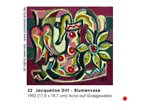 Jacqueline Ditt - Blumenvase (Flower-Vase)