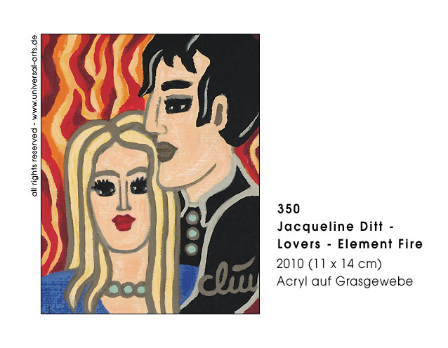 Jacqueline Ditt - Lovers - Element Fire (Liebespaar - Element Feuer)