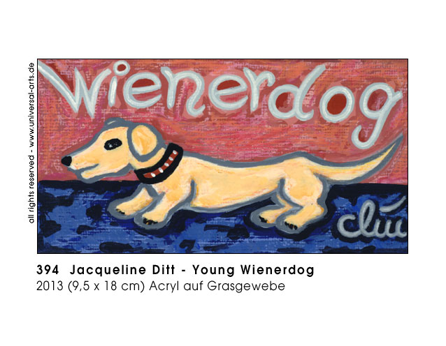 Jacqueline Ditt - Young Wienerdog (Junger Dachshund / Dackel)