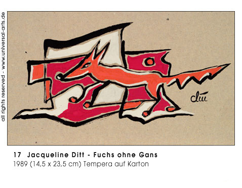 Jacqueline Ditt - Fuchs ohne Gans (Fox without Goose)