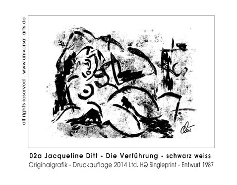 Jacqueline Ditt - Die Verführung - schwarz weiss (The Seduction - black and white)