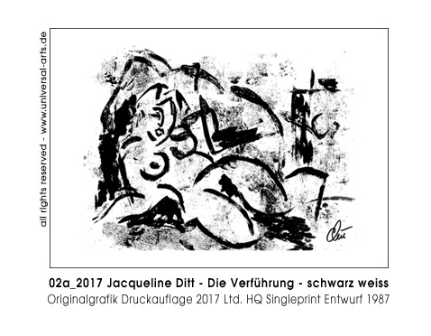 Jacqueline Ditt - Die Verführung - schwarz weiss (The Seduction - black and white)