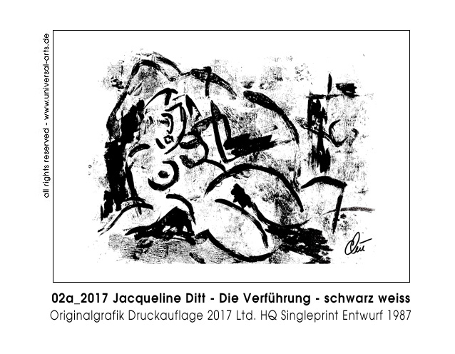 Jacqueline Ditt - Verführung - schwarz weiss (The Seduction - black and white)