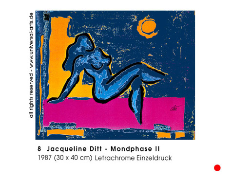 Jacqueline Ditt - Mondphase I (Phase of the Moon II)
