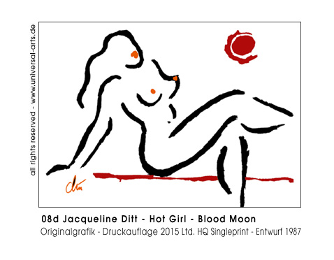 Jacqueline Ditt - Hot Girl - Blood Moon (Heisses Mädchen - Blutmond)