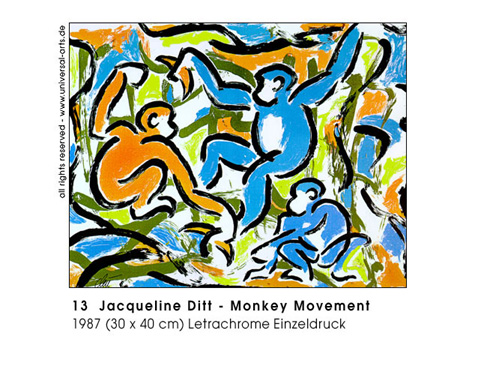 Jacqueline Ditt - Monkey Movement (Affen Bewegung)