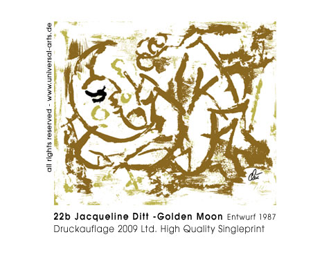Jacqueline Ditt - Golden Moon (Goldener Mond)