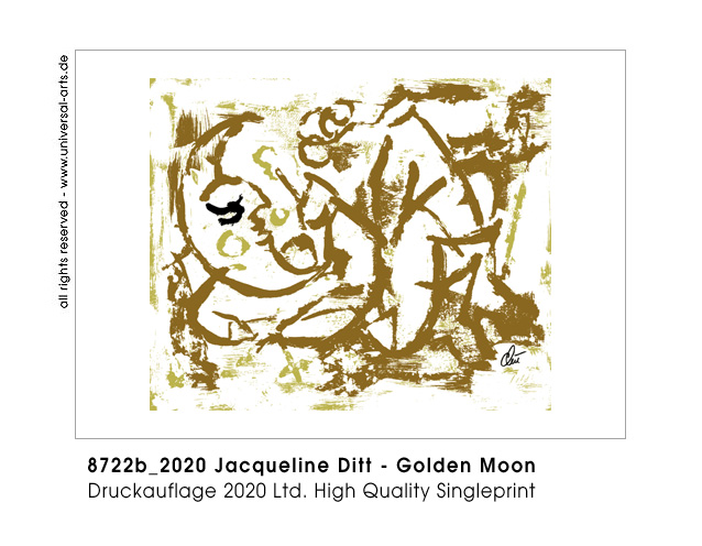 Jacqueline Ditt - Goldener Mond (Golden Moon)