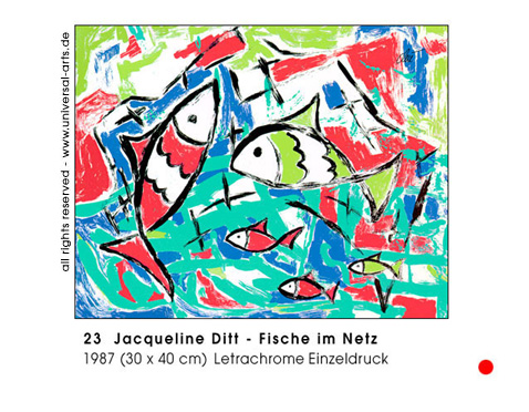 Jacqueline Ditt - Fische im Netz (Fishes in the Net)