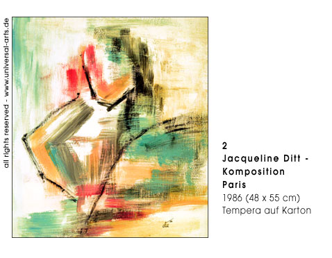 Jacqueline Ditt - Komposition Paris (Composition Paris)