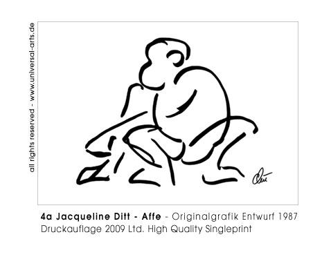 Jacqueline Ditt - Affe (Monkey) 