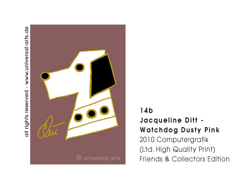 Jacqueline Ditt - Watchdog Dusty Pink  (Wachhund Altrosa)