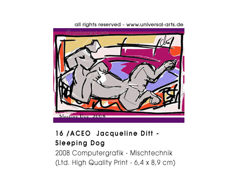 Jacqueline Ditt - Sleeping Dog  (Schlafender Hund)