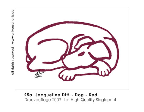 Jacqueline Ditt - Dog - Red (Hund - Rot)