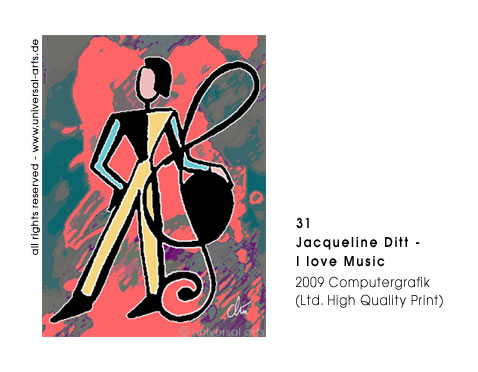Jacqueline Ditt - I love Music (Ich liebe Musik)