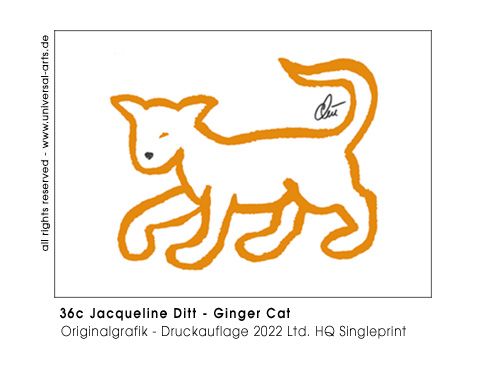 Jacqueline Ditt - Ginger Cat (Ingwer Katze)