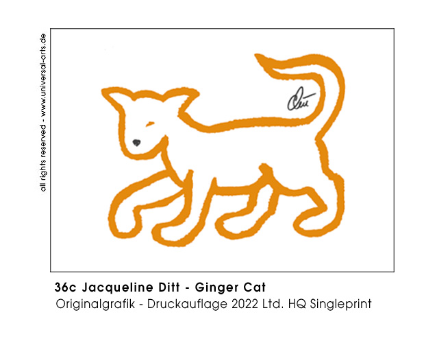 Jacqueline Ditt - Ginger Cat (Ingwer Katze)