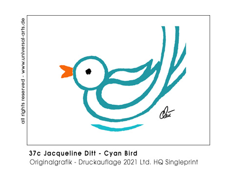 Jacqueline Ditt - Cyan Bird (CyanVogel)