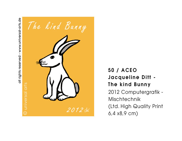 Jacqueline Ditt - The kind Bunny  Der liebenswürdige Hase