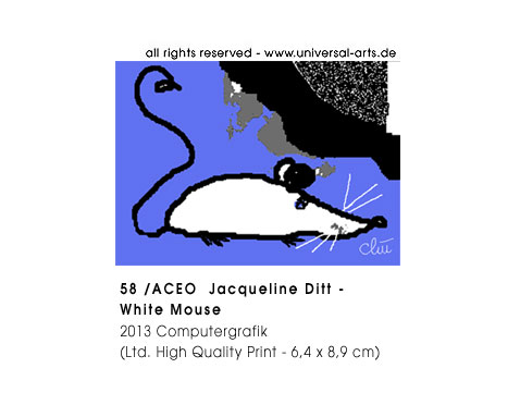 Jacqueline Ditt - White Mouse (Weisse Maus)