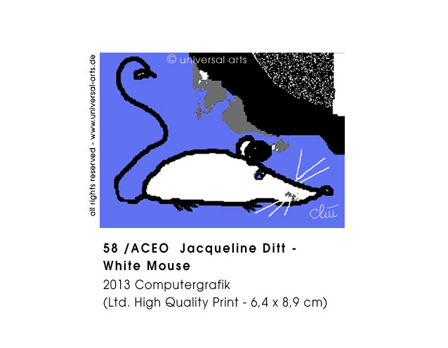 Jacqueline Ditt - White Mouse (Weisse Maus)